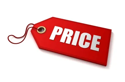 Price tag illustrating selling prices calculated automatically in Magento 2